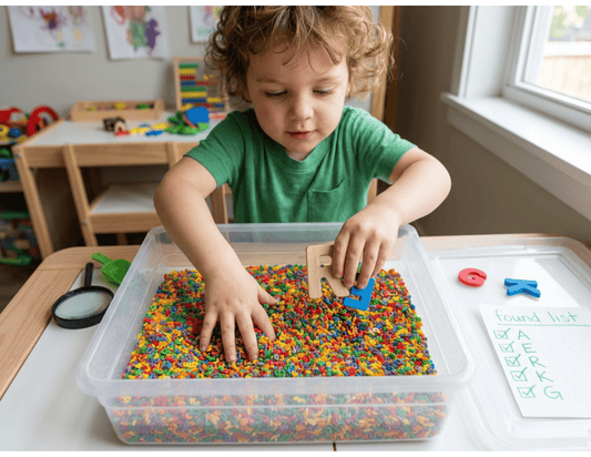 Alphabet Sensory Bin Filler