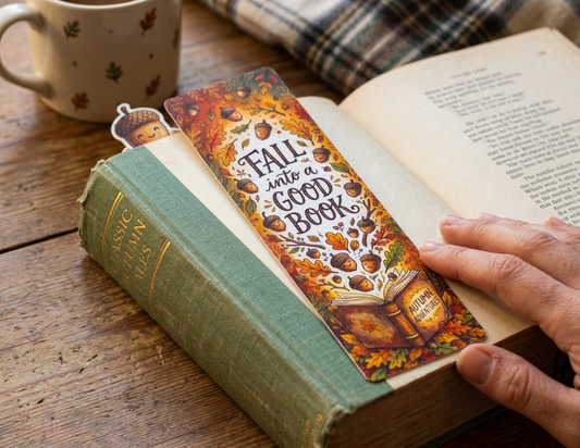 Fall Bookmarks Set of 2 – Autumn Bookmarks for Book Lovers