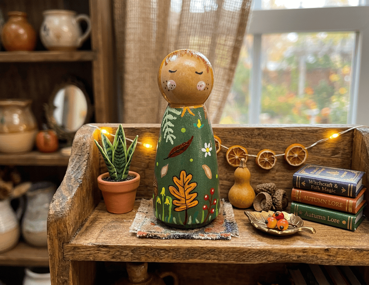 Autumn Peg Doll