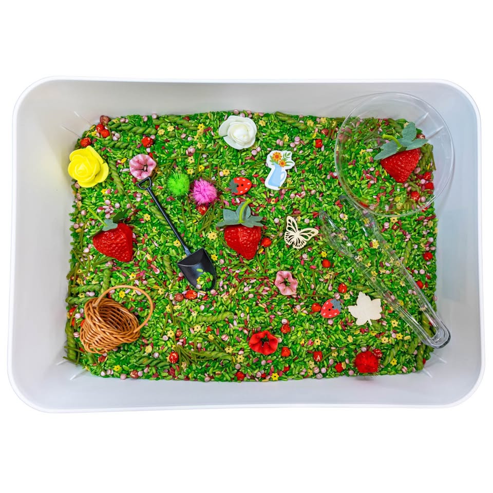 Strawberry Sensory Bin – Sweet Sensory Play for Preschool Learning