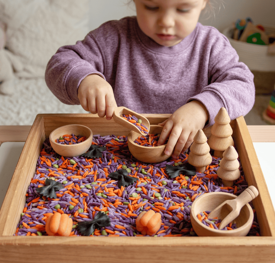 Halloween Night Sensory Bin Filler