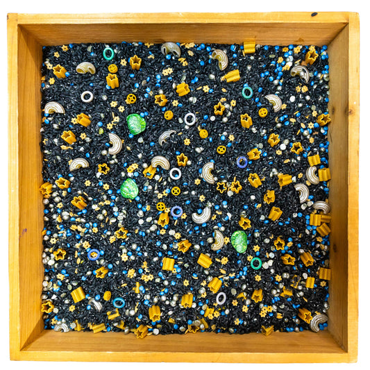 Galaxy Sensory Bin Filler | Space Sensory Play for Kids | Kid To Kid Corner