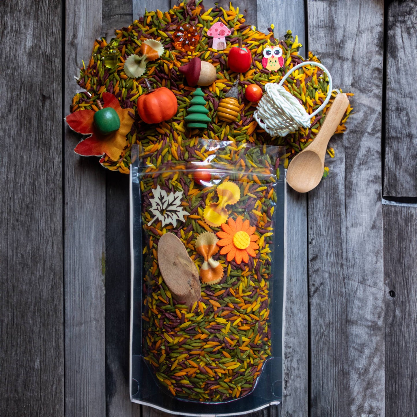 Mini Fall Sensory Bin