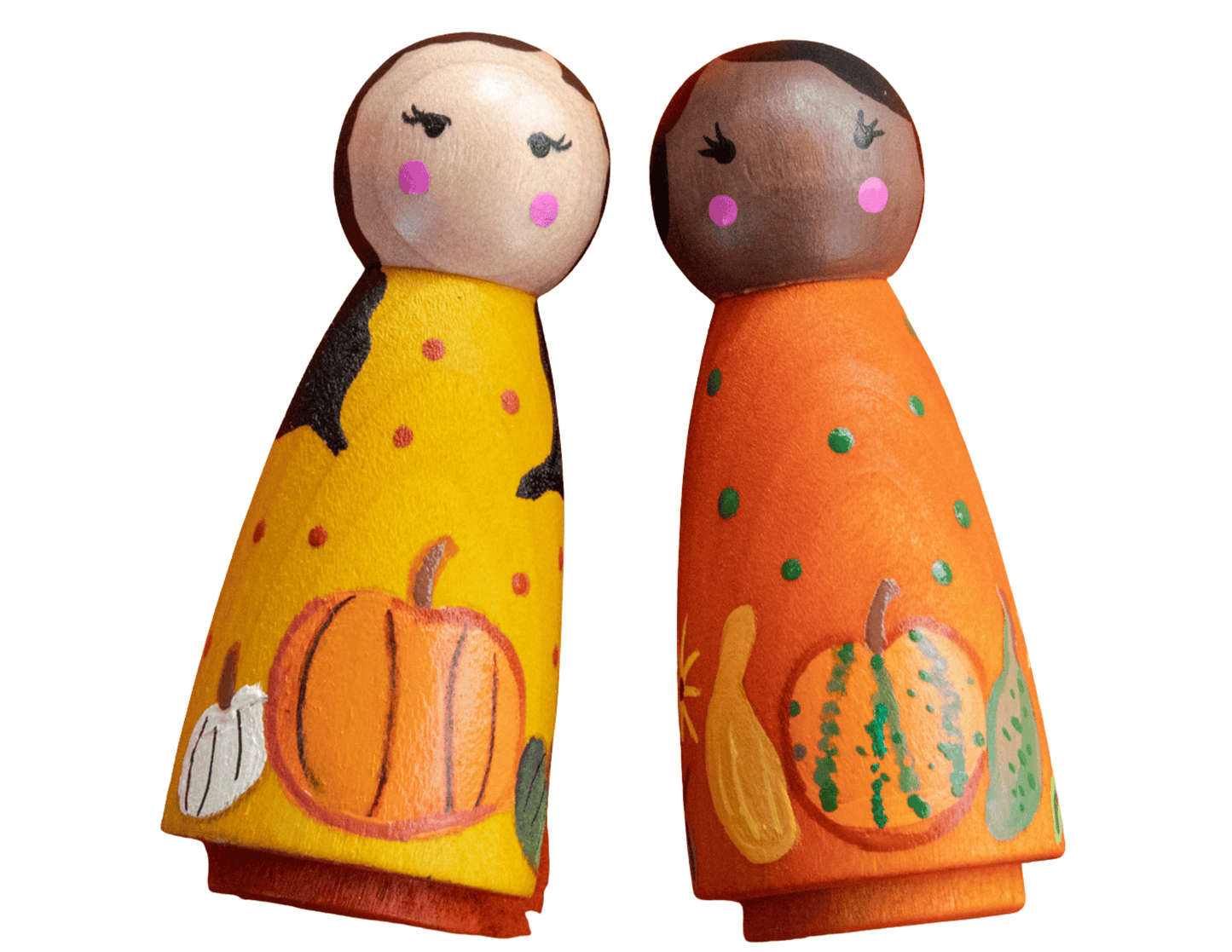 Fall Peg Dolls | Handmade Wooden Toys | Autumn Toys for Imaginative & Open-Ended Play