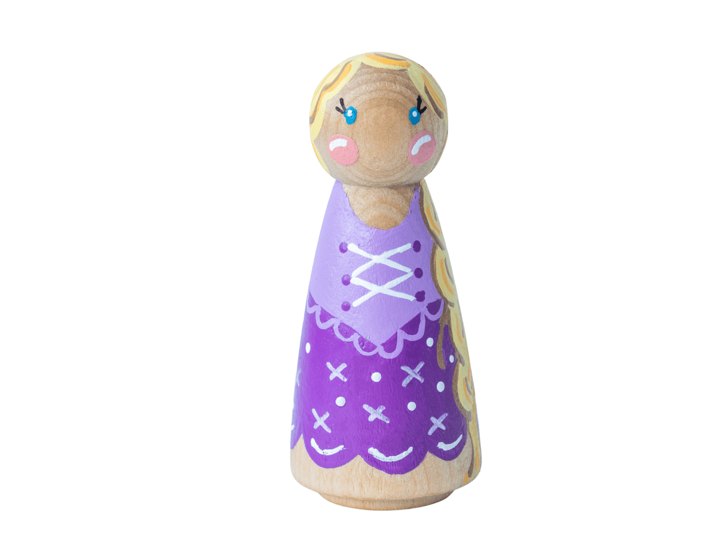 Rapunzel Peg Doll