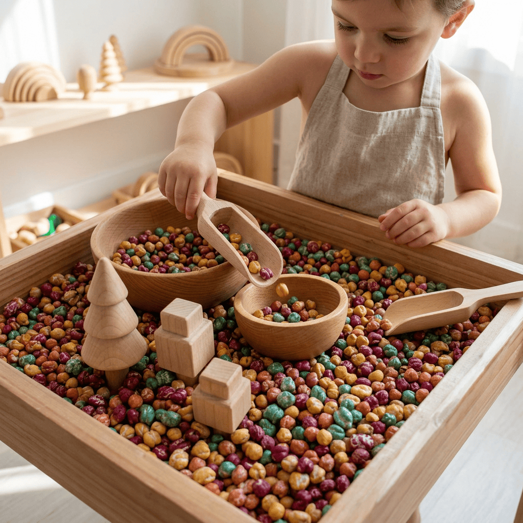 Autumn Day Sensory Bin Filler