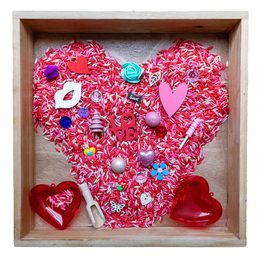 Be Mine Sensory Bin Bag