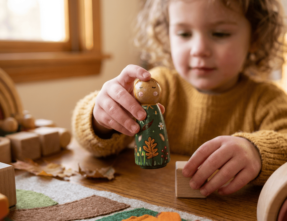 Autumn Peg Doll