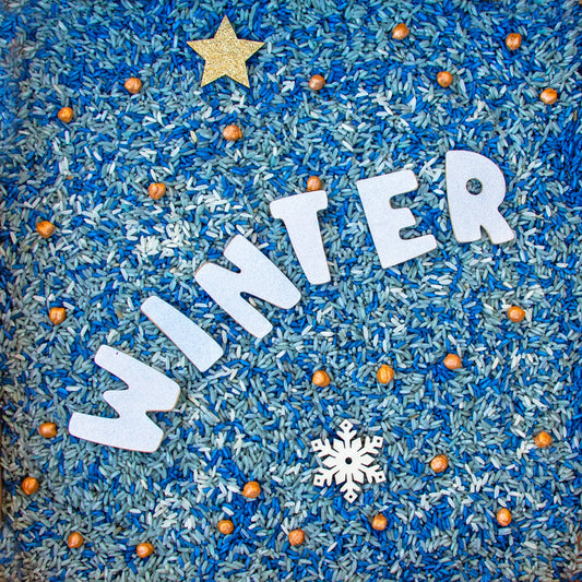 Winter Sensory Rice