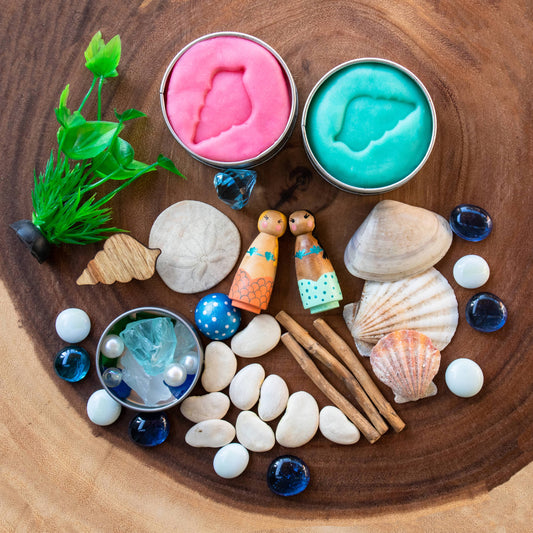 mermaid play dough, busy box, little mermaid, toddler sensory bin, Montessori toys, gifts for girls, Mermaid sensory bin, Mermaid play dough Kit, mermaid sensory kit, mermaid toys, sensory box, play dough kit, Loose parts play, mermaid peg dolls, mermaid peg doll set, diverse toys, handmade toys, sensory bins for kids, autism toys, autism sensory toys, Mermaid Birthday, gifts for kids, gifts for kidsbirthday gift, personalized gift, kids gift